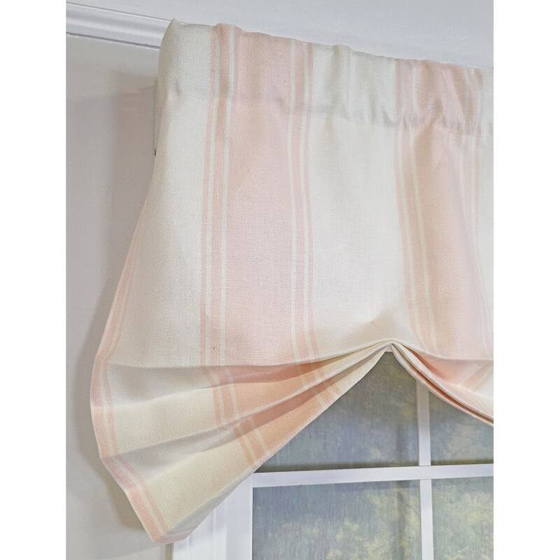 RLF Home Faded Stripe Butterfly Valance