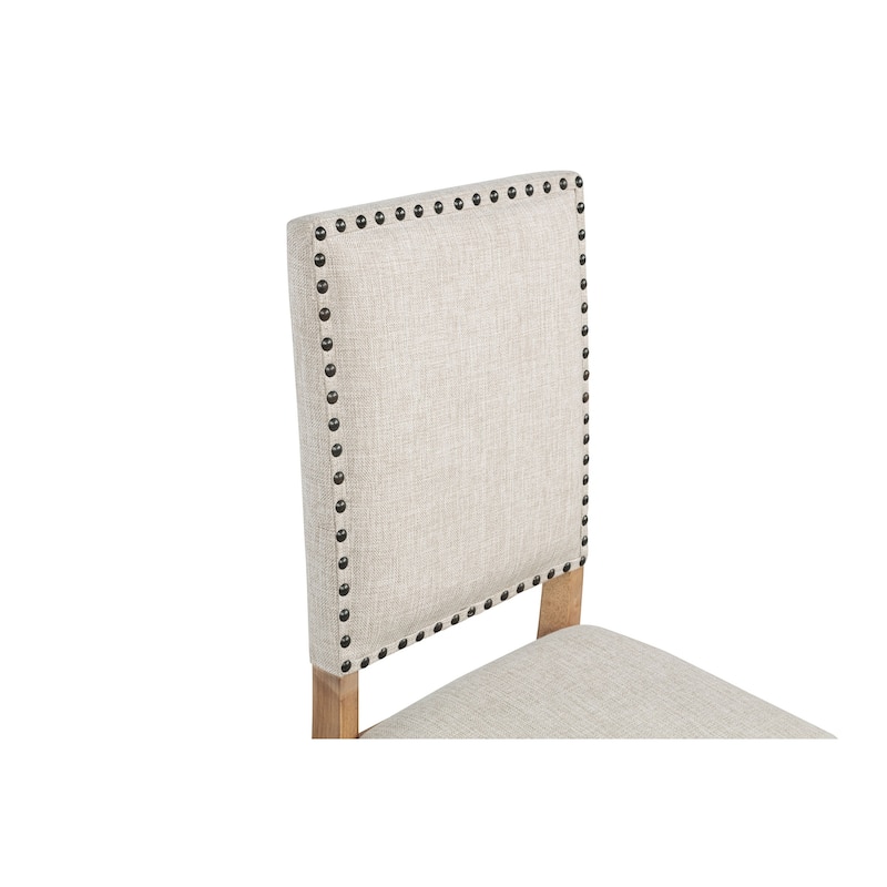 Middleton Upholstered Dining Side Chair Beige (Set of 2) - 20" x 24.25" x 38"