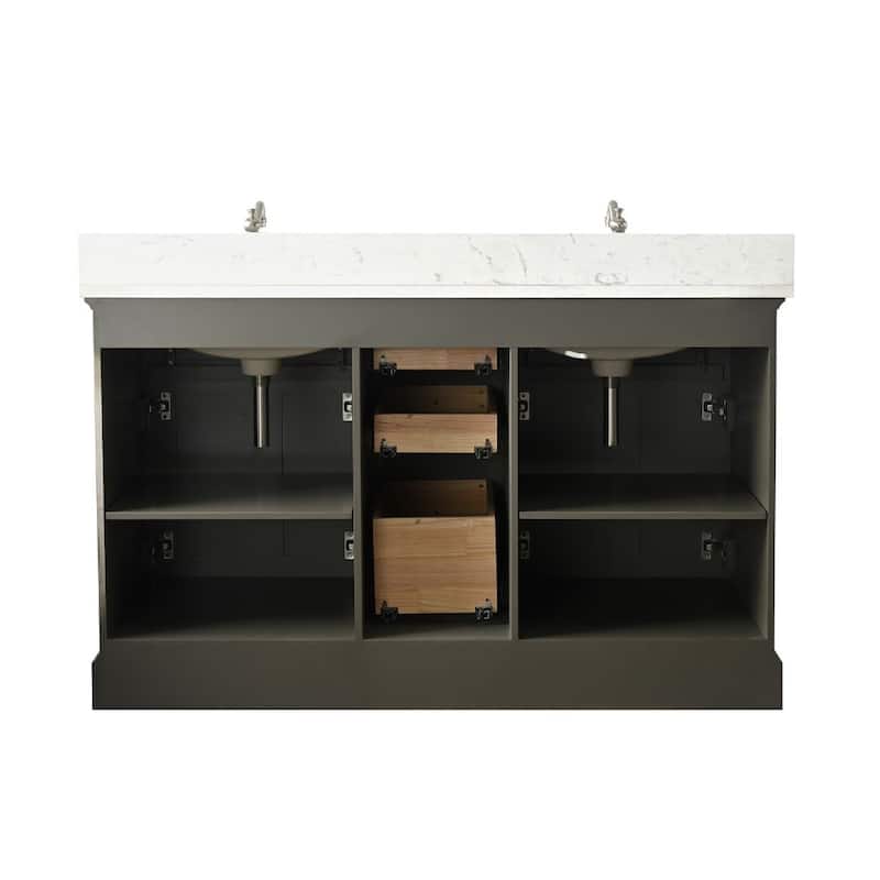 Sudio Design Thompson 54" Double Bathroom Vanity