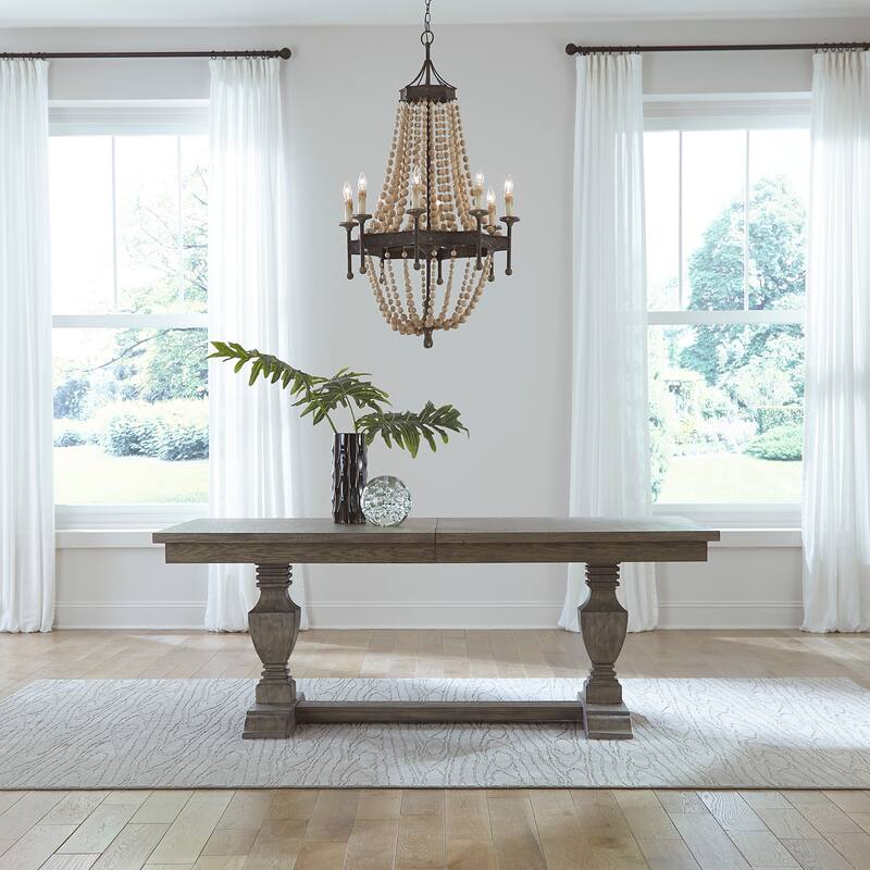 Westfield Havana Brown 5 Piece Trestle Table Set
