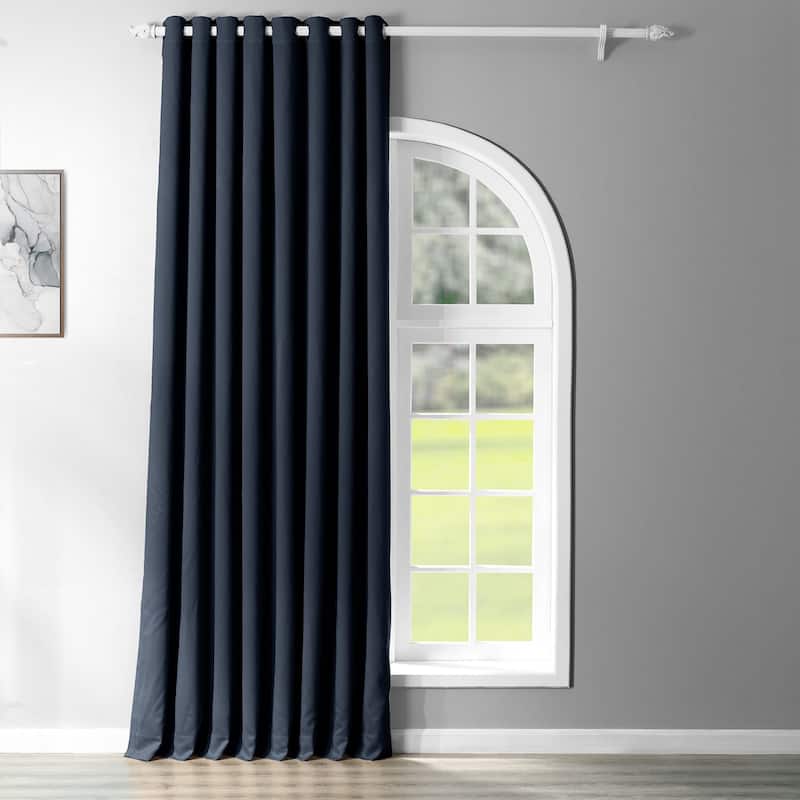 Exclusive Fabrics Extra Wide Room Darkening Grommet 96-inch Curtain (1 Panel)