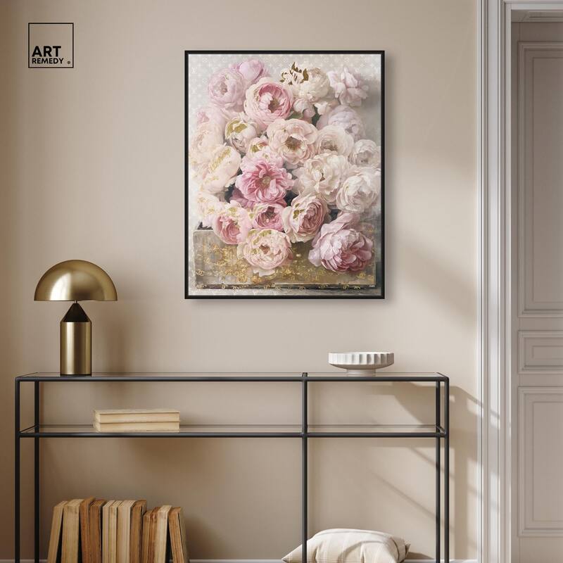 Beautiful Glam Floral Case Canvas by Art Remedy