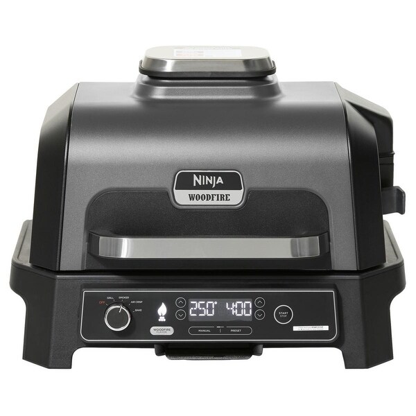 Ninja Woodfire Pro XL Outdoor Grill Smoker with Thermometer Cover Green Used Good 4 Bed Bath Beyond 39753887