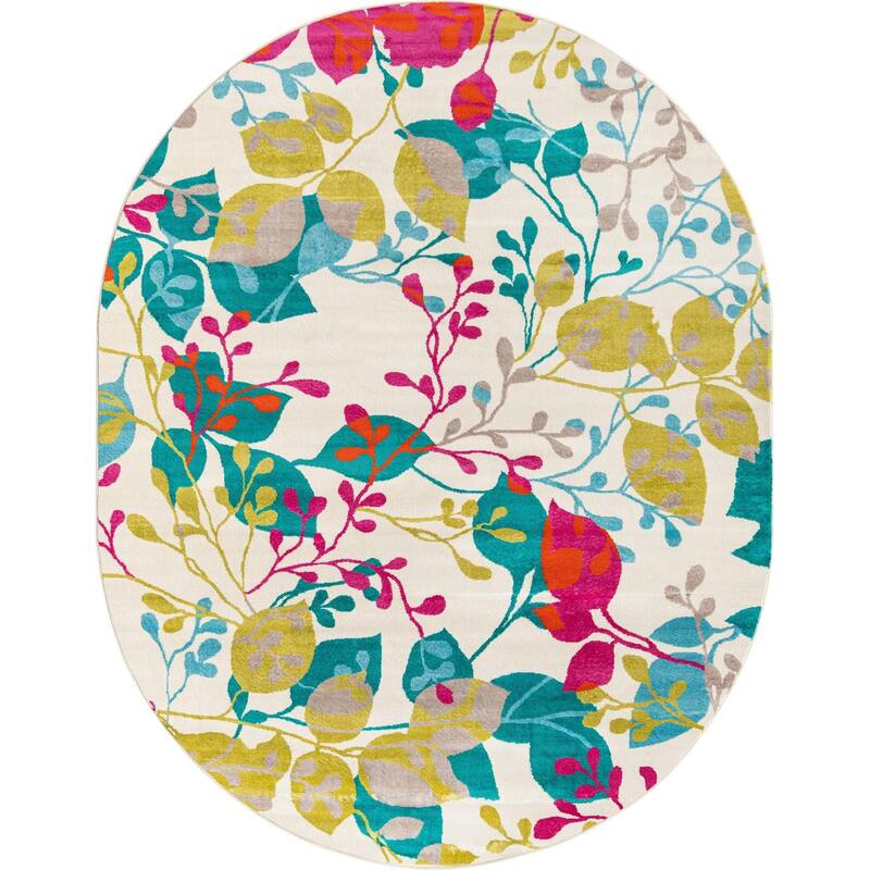 Contemporary Chorisia Collection Area Rug