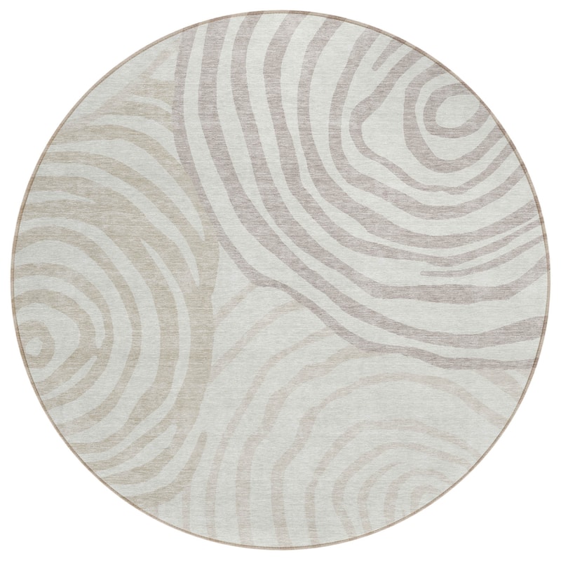 HomeRoots Abstract Transitional Rectangle Outdoor Rug