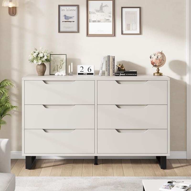 4/6 Drawer Dresser, Freestanding Storage Cabinet for Bedroom, Closet