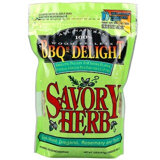 BBQr's Delight Savory Herb Pellet Blend 1 Lb All Natural 100% Wood ...