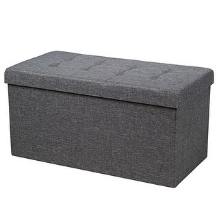 31.5'' Storage Ottoman Footrest Fold-able Toy Organizers