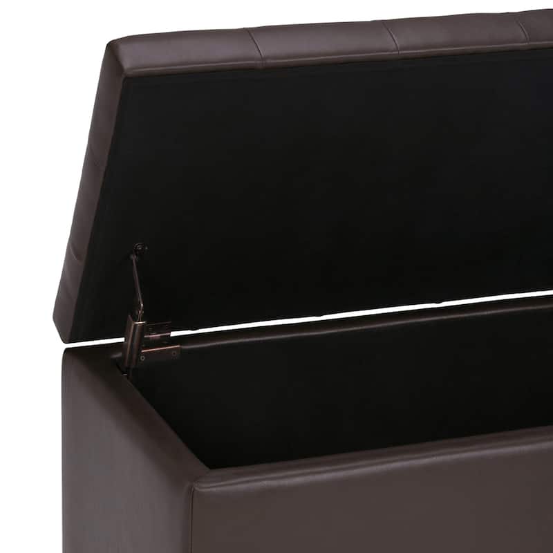 WYNDENHALL Essex 34-in. Wide Rectangular Storage Ottoman