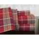 preview thumbnail 1 of 8, Pointehaven 175 GSM Cotton Flannel Bed Sheet Set with Oversized Sheets California King - Piedmont Plaid