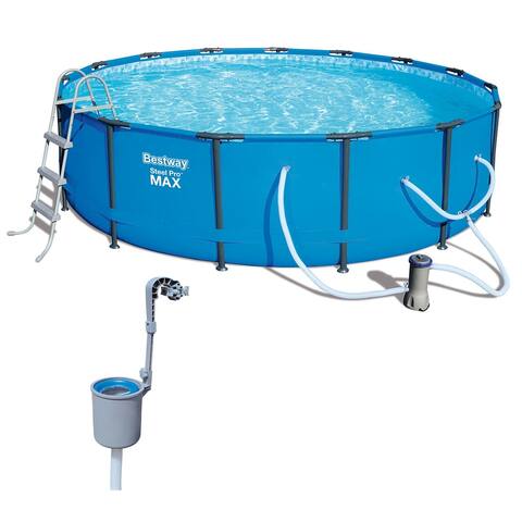 Bestway Steel Pro Max 15ft Frame Above Ground Swimming Pool Set w/ Pump & Filter - 134.65