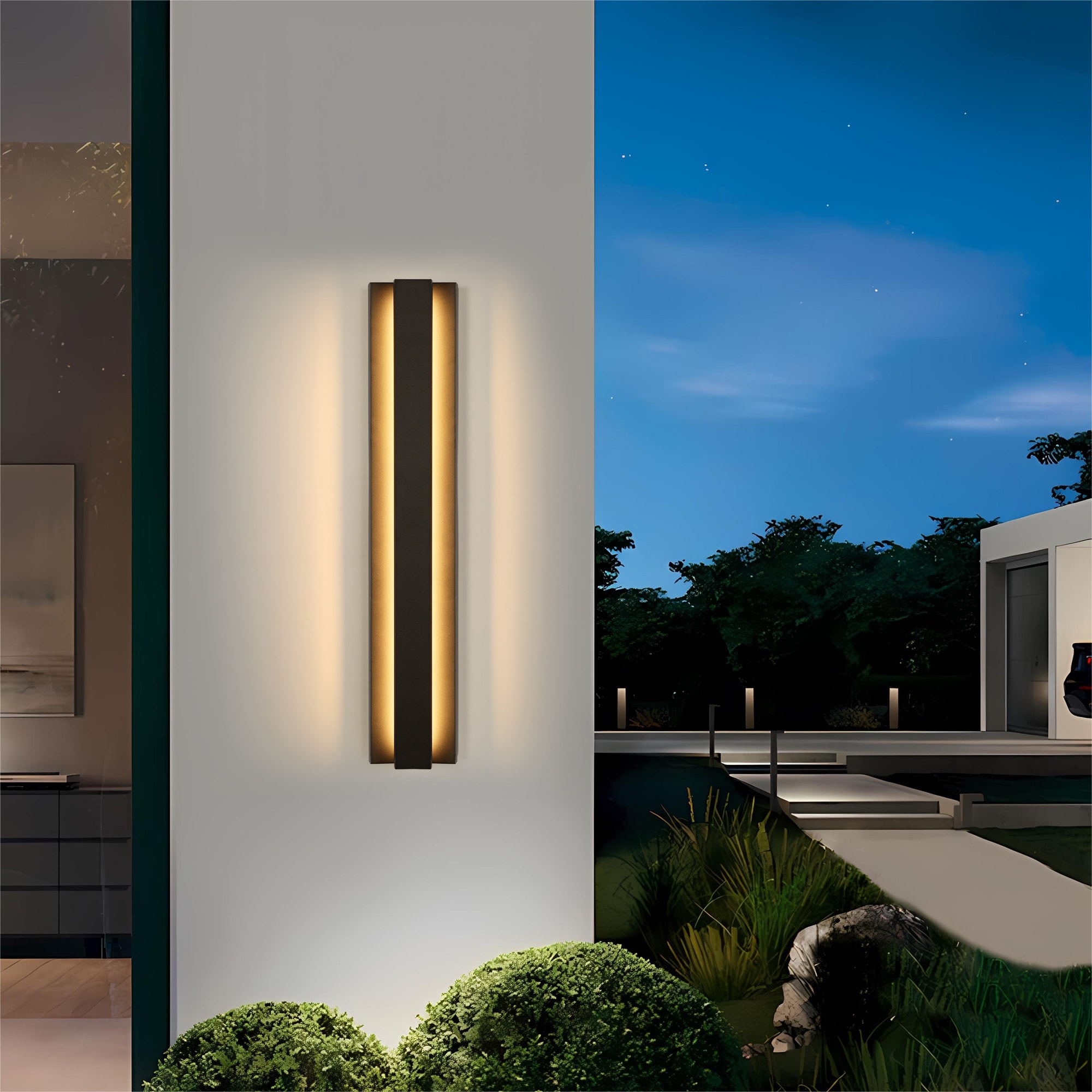 Contemporary exterior light fixtures on sale