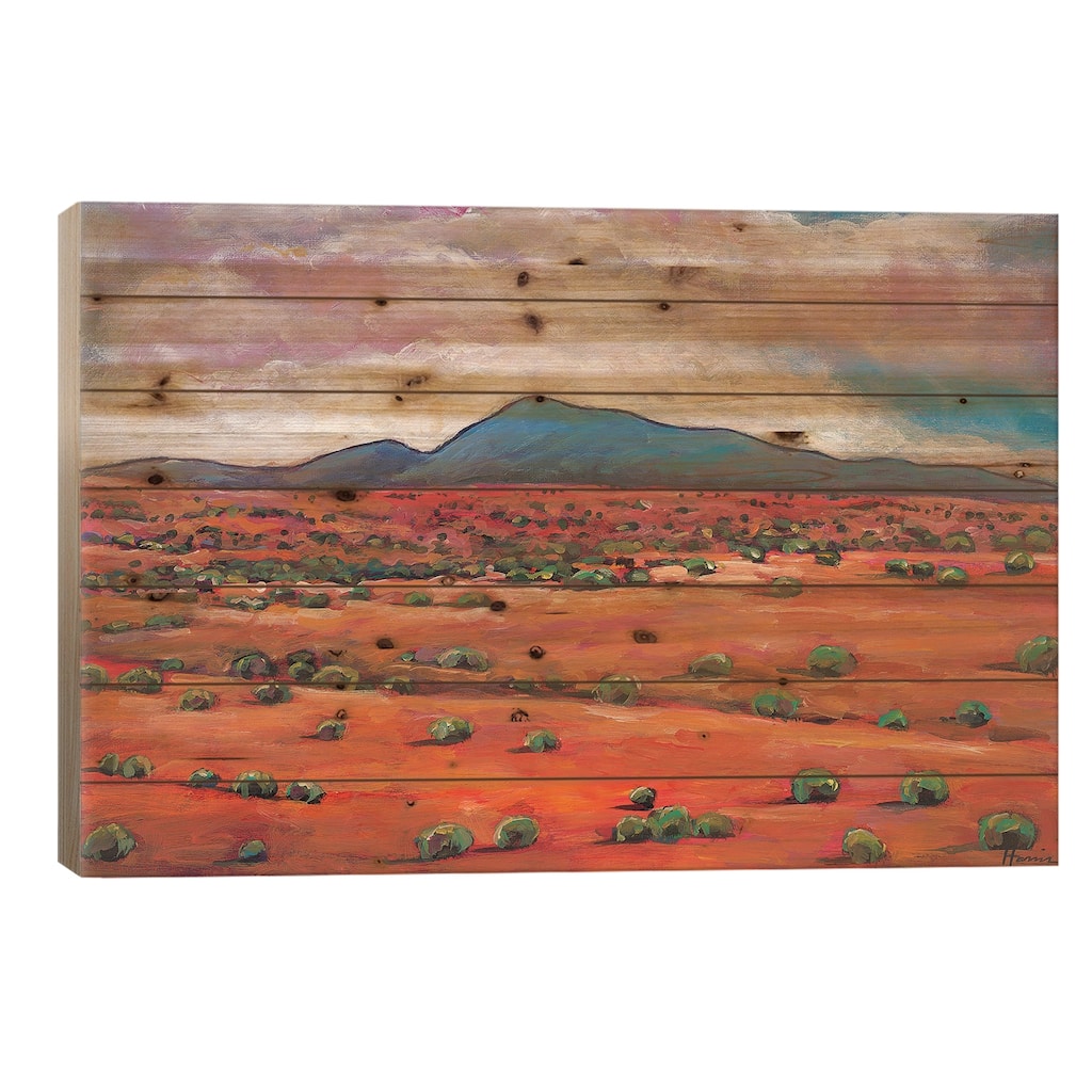 Lucid Dream Print On Wood by Johnathan Harris - Multi-Color