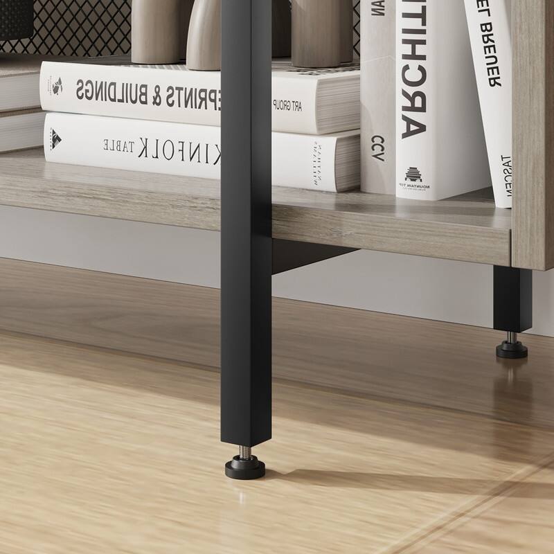 Rectangular open bookshelf