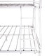 preview thumbnail 6 of 15, Victorian Concise Style Twin Over Full Metal Bunk Bed,Stable Metal Bed with Guardrail and Sloping Ladder
