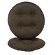preview thumbnail 21 of 33, Klear Vu Omega Tufted Barstool Cushion Set Set of 2 - Chestnut