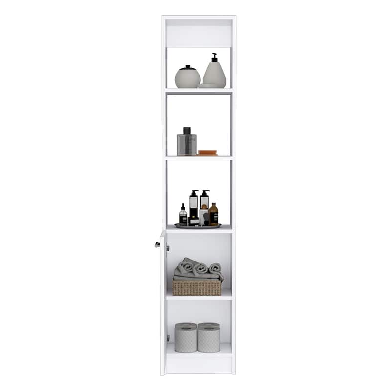Linen Cabinet,Two Interior Shelves