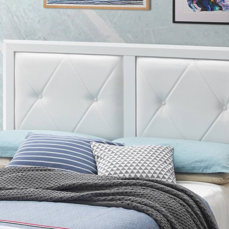King Size MDF Platform Bed with Durable Construction and Easy Assembly