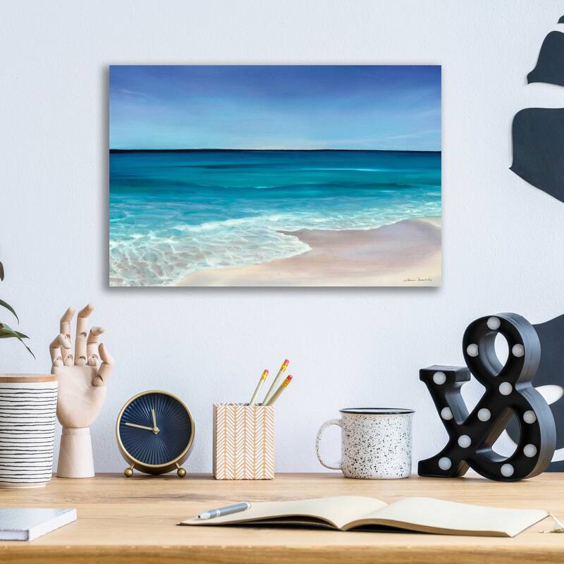 Epic Art 'Rippling Waves' by Louise Montillio, Acrylic Glass Wall Art