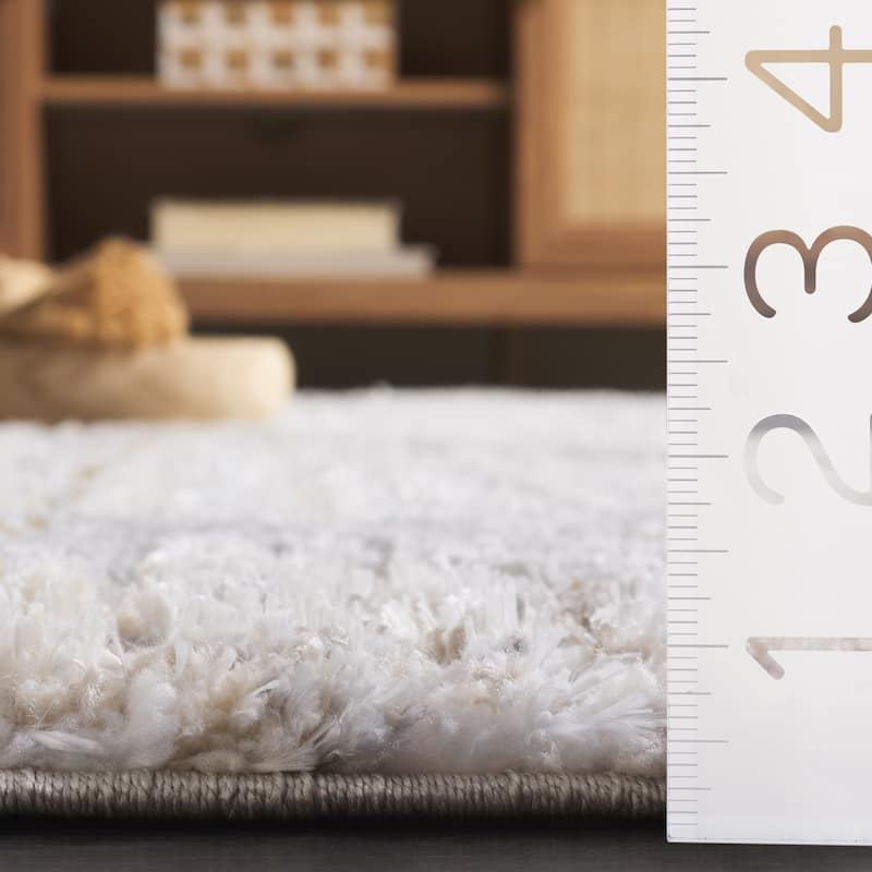 SAFAVIEH Everett Shag Ljubomira 1-inch Thick Rug