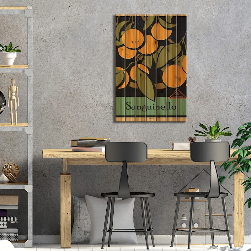 Euro Poster IV Print On Wood by Jacob Green - Multi-Color
