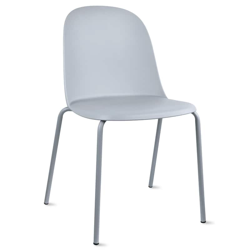 Set of 4 Plastic Dining Chairs For Kitchen Office Business Cafe Guest Waiting Room Event Party Outdoor Patio Hotel