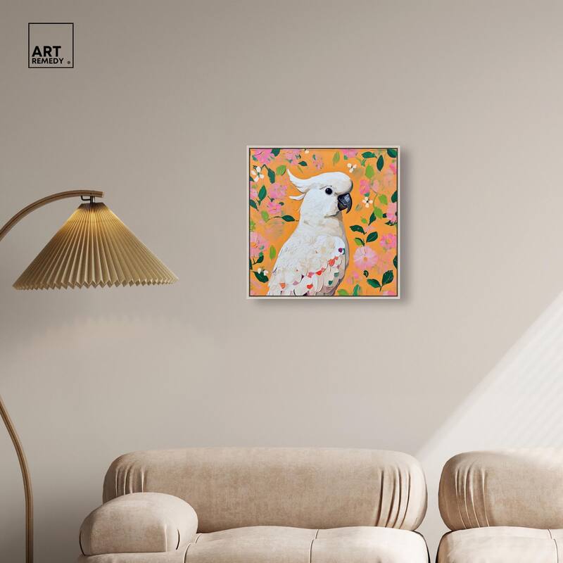White Cockatoo II Canvas by Art Remedy