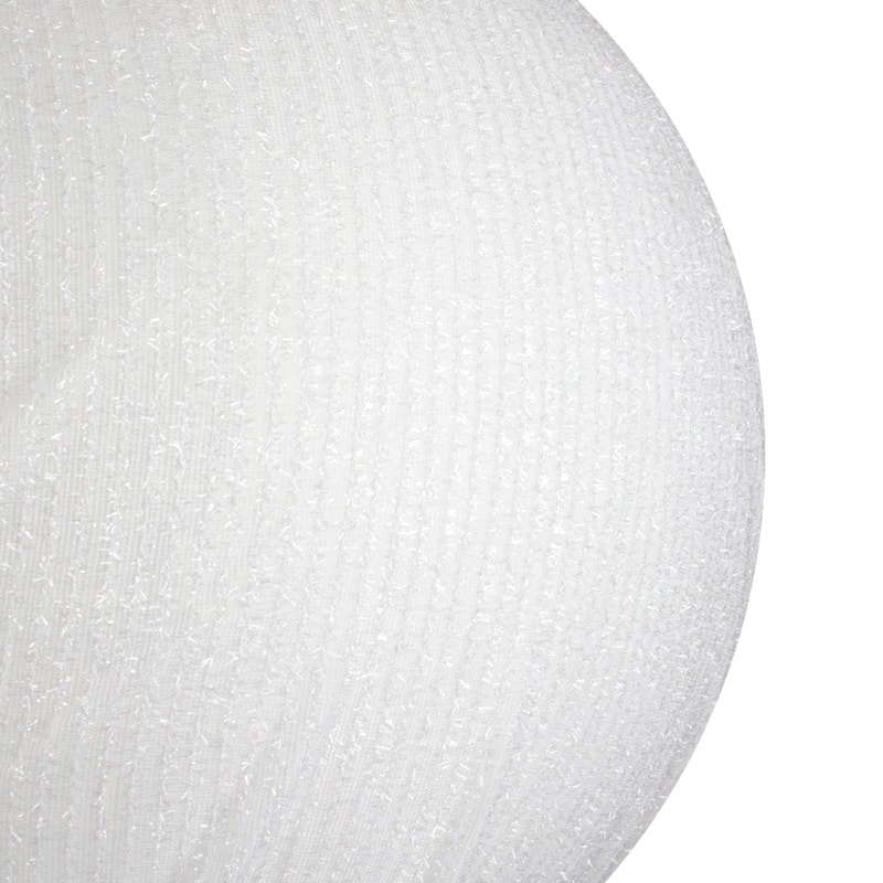 23.5" White Tinsel Inflatable Christmas Ornament Outdoor Decoration