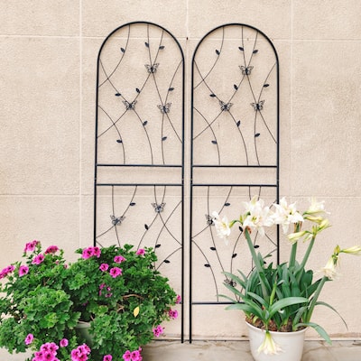 2 Pack Metal Garden Trellis