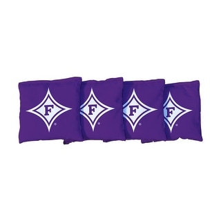 Furman University Purple Cornhole Bags