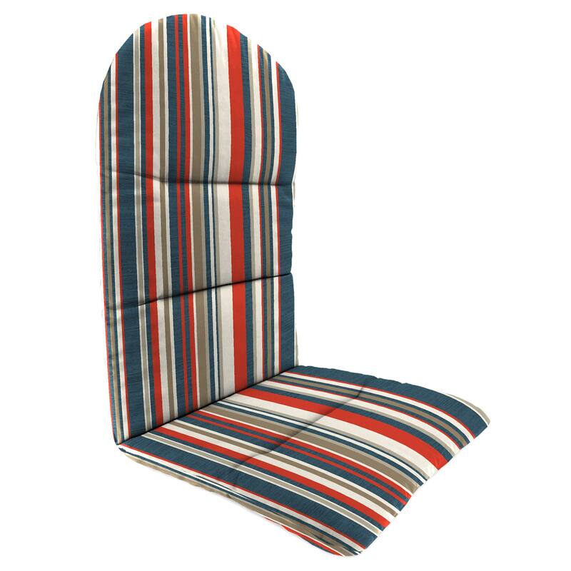 21" x 49" Outdoor Adirondack Chair Cushion with Back Strap - 49'' L x 20.5'' W x 2.5'' H - Cambridge Red