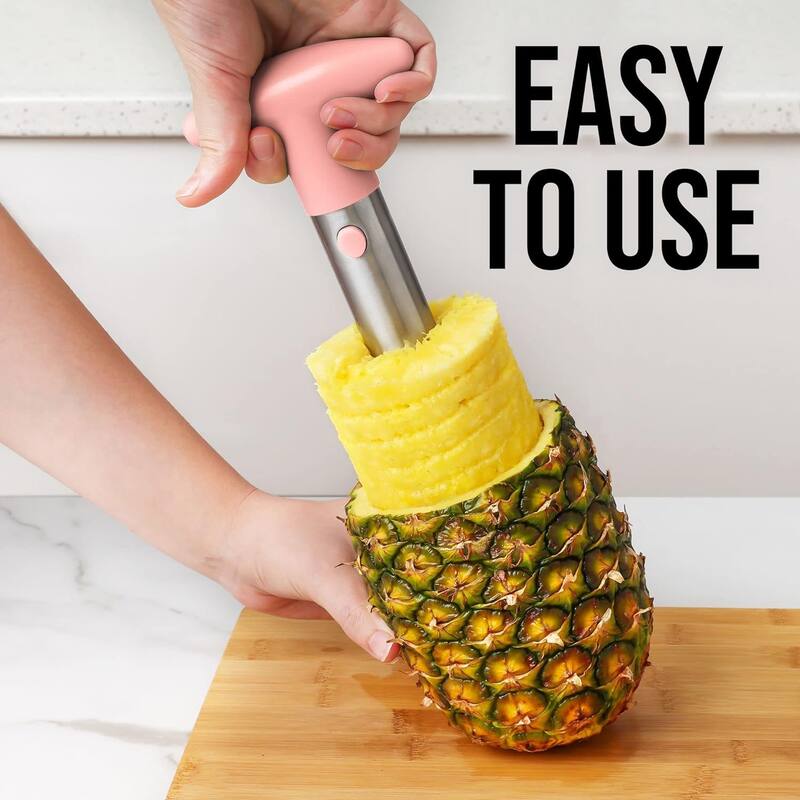 Zulay Kitchen Pineapple Cutter and Corer with Triple Reinforced Stainless Steel