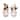 LED Snowman Figurine Set of 2