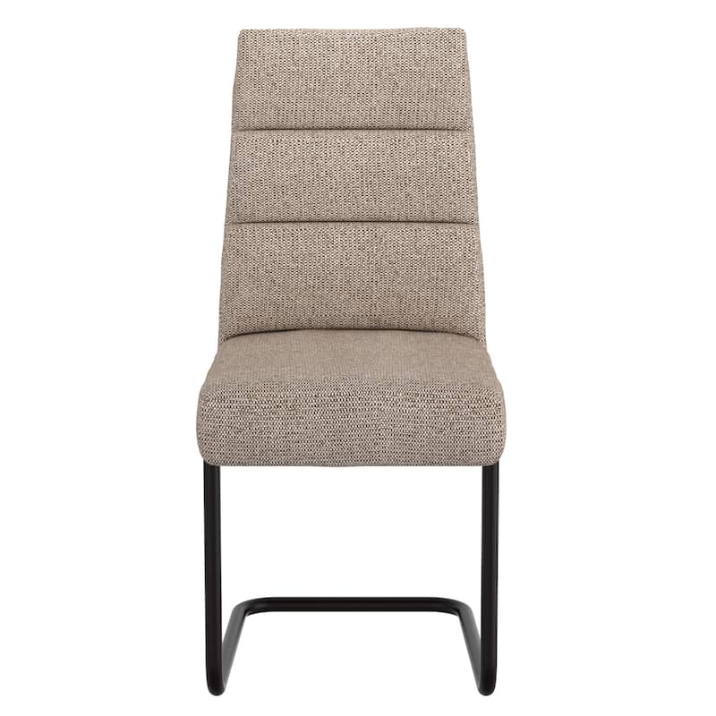 Modern Fabric & Metal Dining Chair, Set of 4