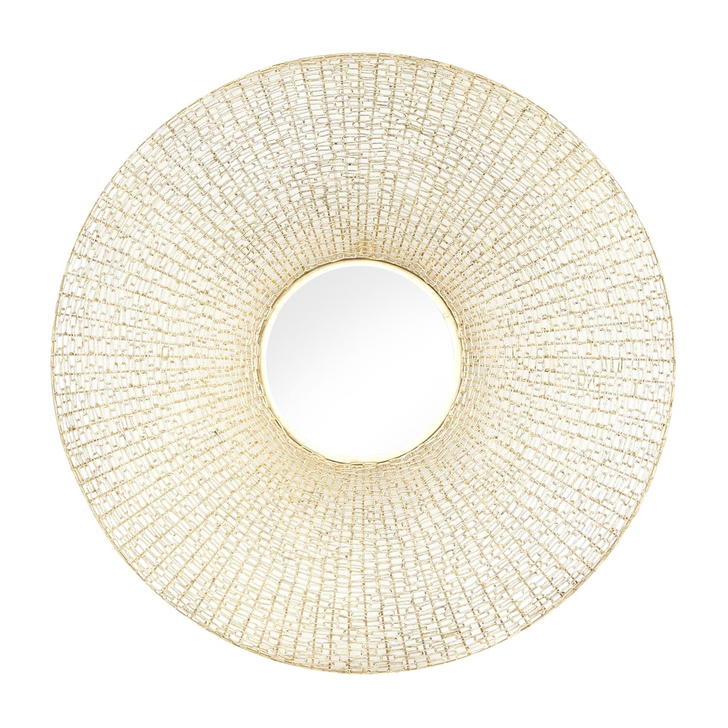 Metal Starburst Wall Mirror - Gold - Roche River Decor