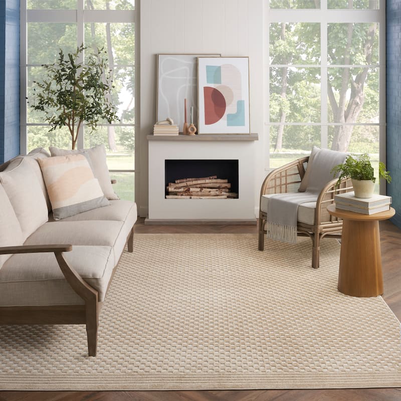 Nourison Casual Indoor only Geometric Area Rug