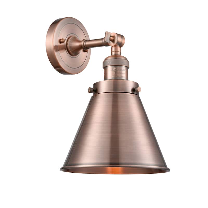 Innovations Lighting Appalachian Single Light 13" Tall Bathroom Sconce - Antique Copper