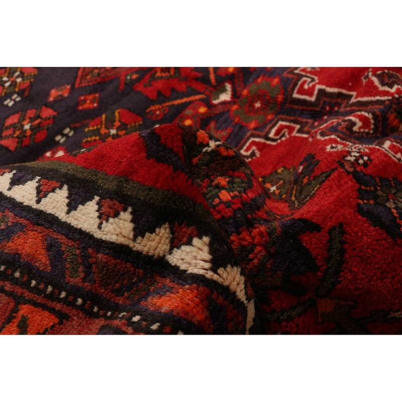 ECARPETGALLERY Hand-knotted Andelz Red Wool Rug - 4'4 x 6'11