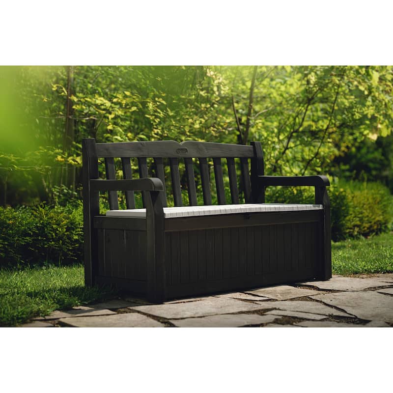 Keter Solana 70 Gallon Resin Storage Bench - N/A