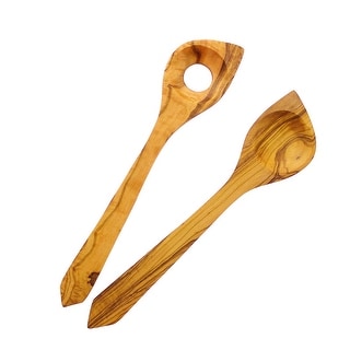 French Home Olive Wood 12-inch Salad / Cooking Utensil Set