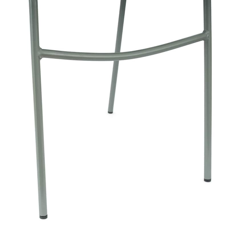 5 Pack Stackable Chair with Vented Back and Waterfall Seat - 17.75"W x 21.5"D x 32"H
