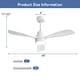 preview thumbnail 80 of 97, Sofucor 48/52 Inch Wood Ceiling Fan with Light and Remote/Smart App Voice Control, Dimmable Lights Included