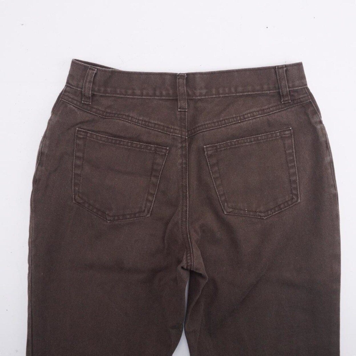 Shop Chadwick S Real Comfort Straight Leg Jeans Brown Denim Womens