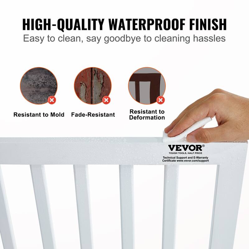 VEVOR Free Standing Dog Gate,Freestanding Pet Gate,for Wide and Narrow Passageways