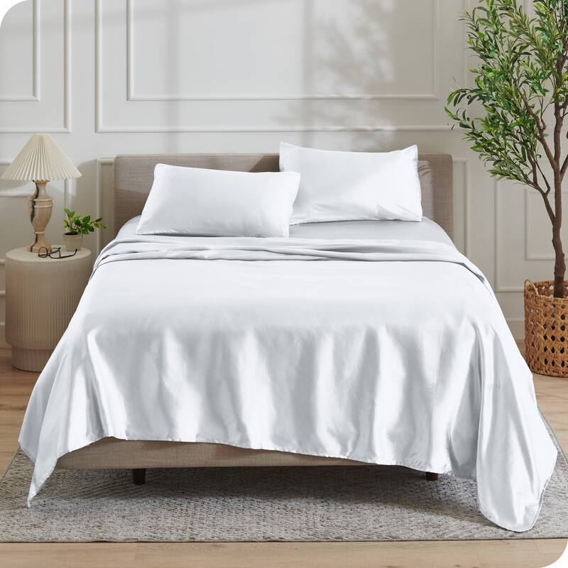 Bare Home Poly Satin Sheet Set