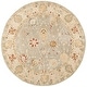 preview thumbnail 25 of 38, SAFAVIEH Handmade Anatolia Pattie Traditional Oriental Hand-spun Wool Rug 6' Round - Taupe/Beige - Round