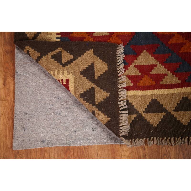 Kilim Oriental Area Rug Hand-woven Wool Carpet - 3'3" x 5'0"