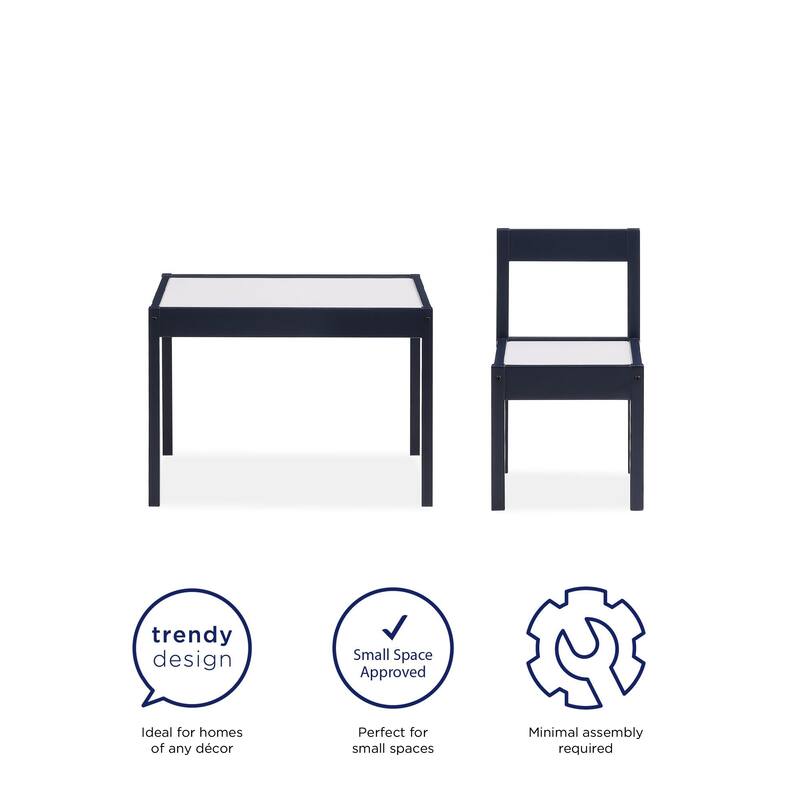 Avenue Greene Dreama 3-PC Kiddy Table & Chair Set - N/A