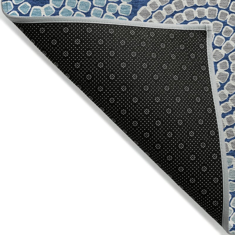 Machine Washable Indoor/ Outdoor Chantille Contemporary Geo Rug