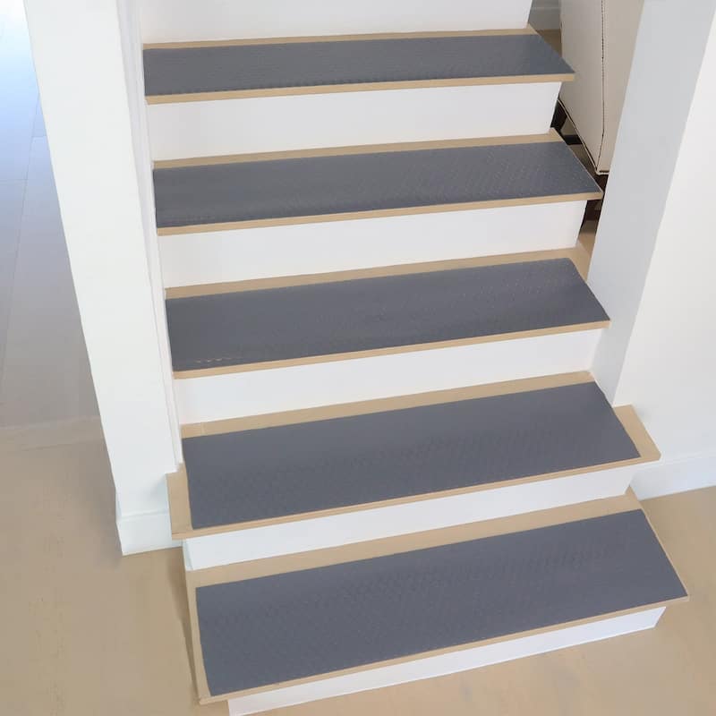 Rubber-Cal "Coin-Grip" Vinyl Step Mats (6 pack) - 2mm